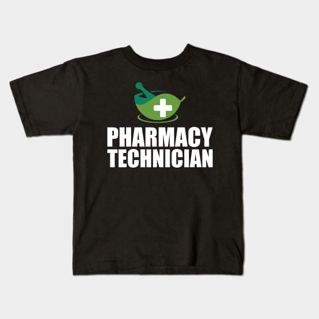 Pharmacy Technician Kids T-Shirt by KC Happy Shop